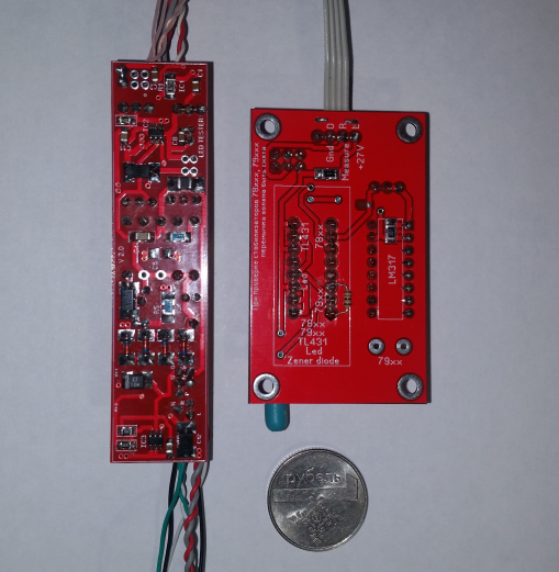 Вид печатной платы тестера стабилитронов, стабилизаторов, IGBT и MOSFET транзисторов снизу